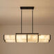 Orleans 8 Light 58.3 inch Black Cashmere Linear Chandelier Ceiling Light