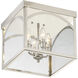 Garrett 4 Light 12.38 inch Polished Nickel Flush Mount Ceiling Light, Essentials