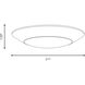 Stella 120V LED 7.48 inch White Disc Light, Essentials