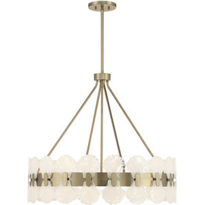 Bancroft 6 Light 30 inch Noble Brass Chandelier Ceiling Light
