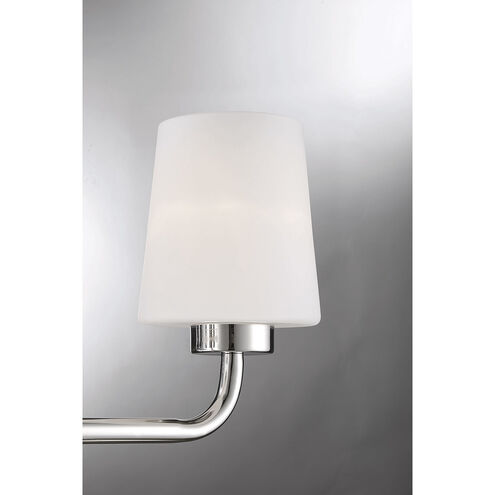 Capra 3 Light 22 inch Polished Nickel Vanity Light Wall Light, Essentials