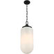 Bryant 3 Light 9 inch Matte Black Pendant Ceiling Light, Essentials