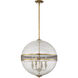Stirling 4 Light 19.88 inch Warm Brass Pendant Ceiling Light