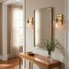 Octave 1 Light 5 inch Warm Brass Wall Sconce Wall Light, Essentials