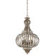 Ashford 4 Light 19 inch Aged Wood Chandelier Ceiling Light