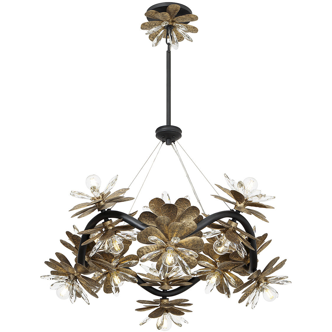 L6293 HOYA Symphonie De Lumier クリスタルガラス製 デキャンター 酒器 紙箱 Poppy 6 Light Chandelier \u2013 Crystorama