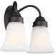 Brighton 2 Light 9 inch English Bronze Bathroom Vanity Light Wall Light