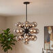 Matisse 16 Light 22 inch Matte Black Chandelier Ceiling Light