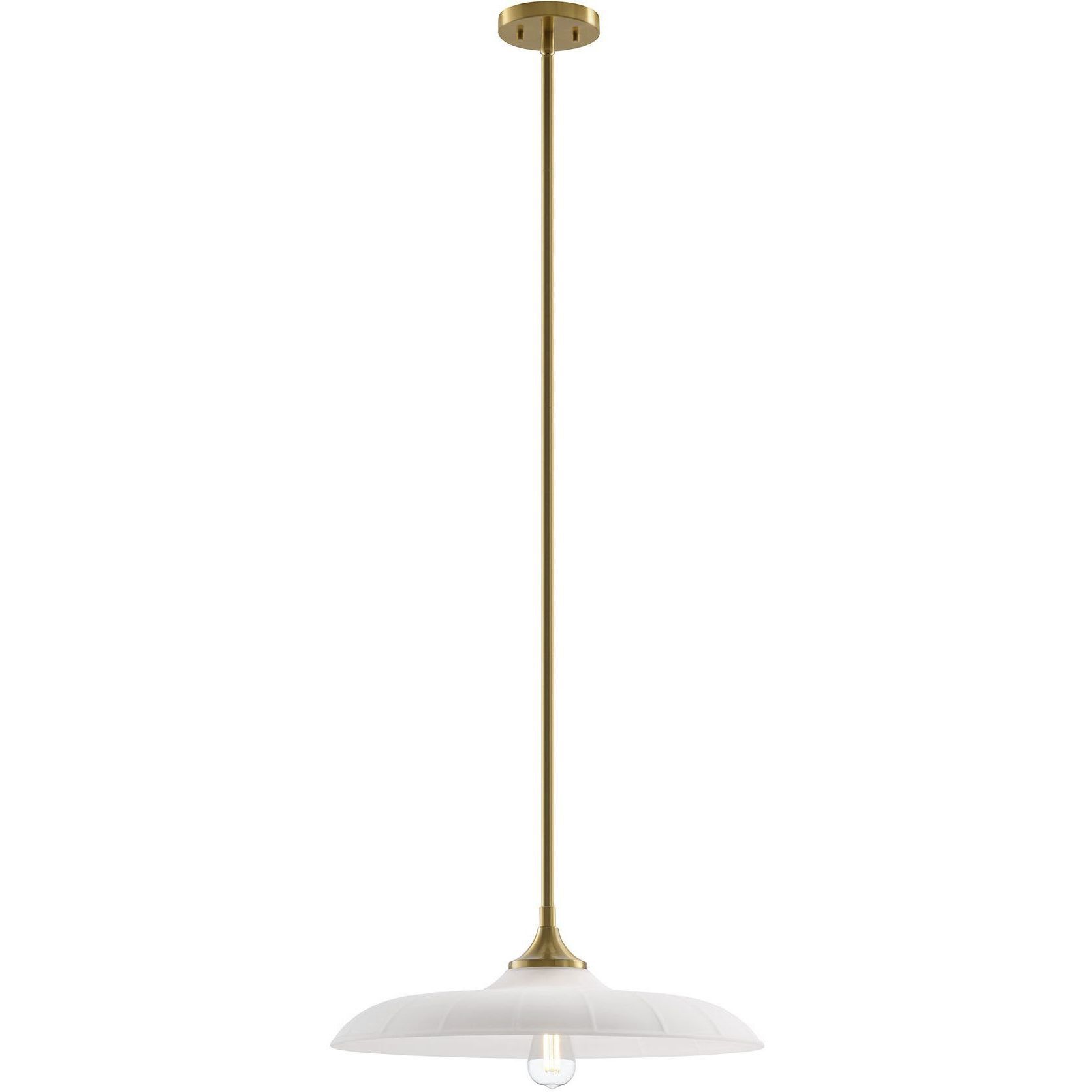 Hadley 1 Light 20 inch Warm Brass Pendant Ceiling Light