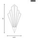 Rivage Wall Sconce Wall Light in Warm Brass