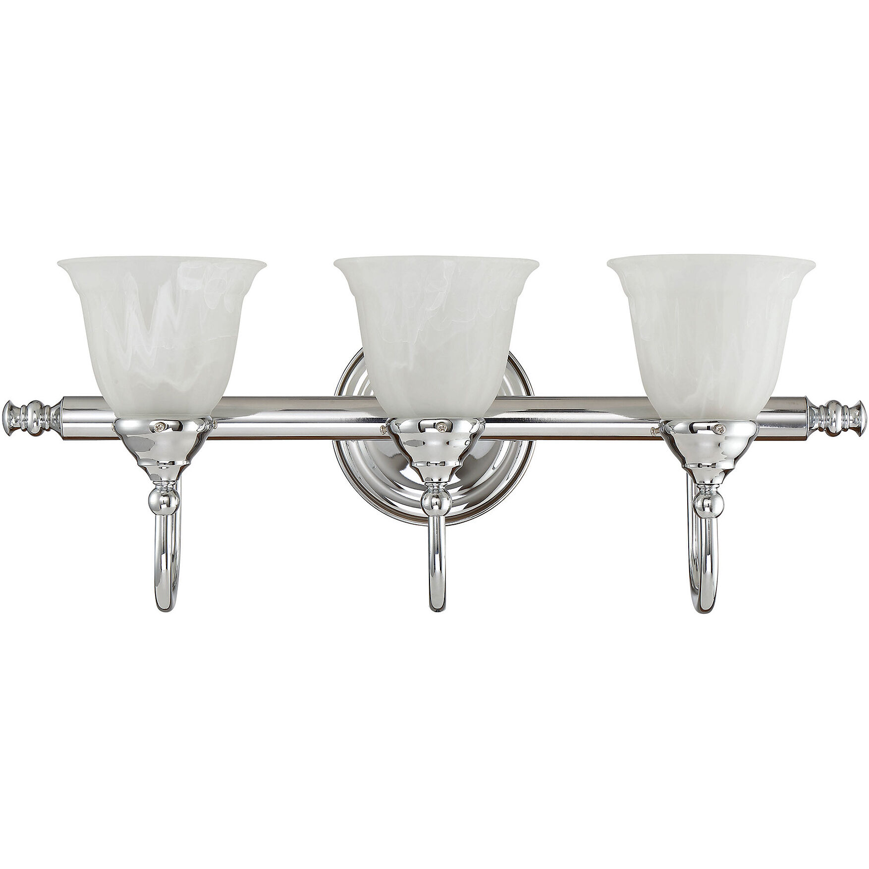 Chrome 3 light bathroom fixture hotsell
