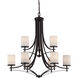 Colton 9 Light 32.5 inch English Bronze Chandelier Ceiling Light, Essentials