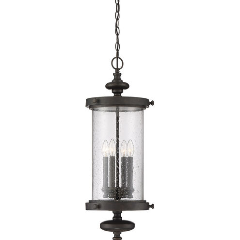 Palmer 4 Light 13 inch Walnut Patina Outdoor Hanging Lantern