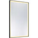 Paulding 48 X 32 inch Black Mirror, Frontlit
