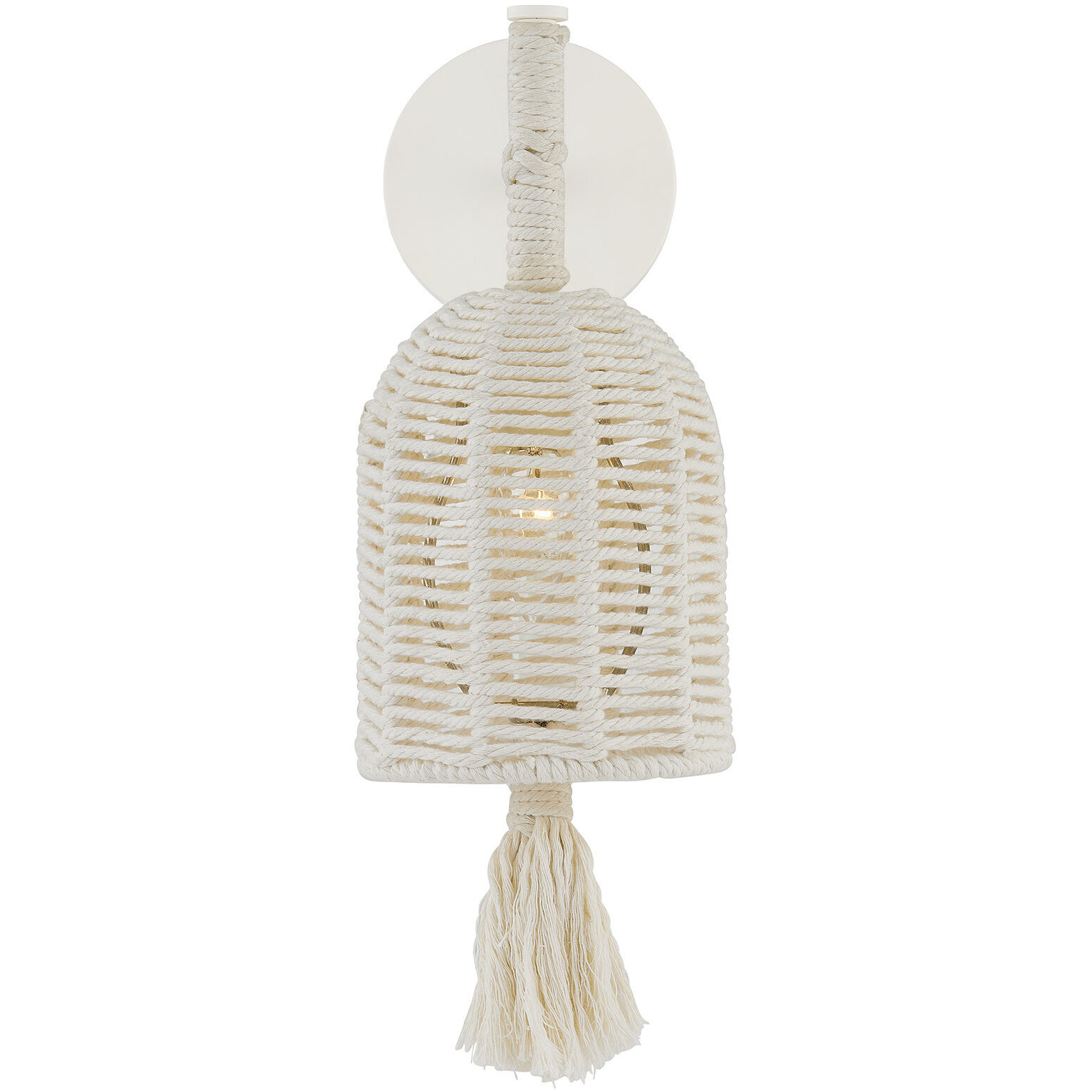 Lunara 1 Light 6 inch Cotton Wall Sconce Wall Light