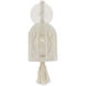 Lunara 1 Light 6 inch Cotton Wall Sconce Wall Light