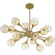 Matisse 18 Light 20.5 inch Warm Brass Chandelier Ceiling Light