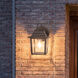 Exterior Collections Outdoor Wall Lantern in Rustic Bronze