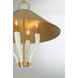Hearne 4 Light 22 inch Warm Brass Pendant Ceiling Light