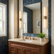 Connor LED 30 inch Brass Vanity Light Wall Light