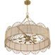 Shawnee 8 Light 30 inch Warm Brass Chandelier Ceiling Light