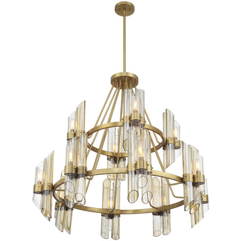 Biltmore 12 Light 38 inch Warm Brass Chandelier Ceiling Light