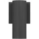 Kelley LED 8 inch Matte Black Outdoor Wall Lantern