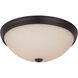 Savoy House 2 Light 13 inch English Bronze Flush Mount Ceiling Light in 13 in.