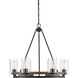 Lynwood 6 Light 28.5 inch Lodge Chandelier Ceiling Light, Lighting One