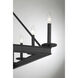 Boylston 12 Light 35 inch Matte Black Chandelier Ceiling Light, Lighting One