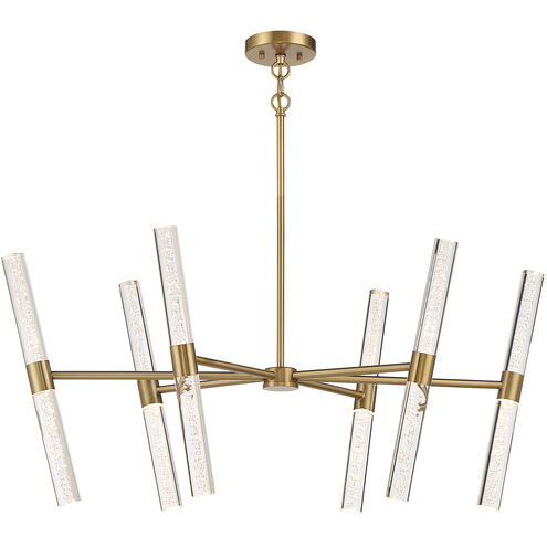 Arlon LED 20 inch Warm Brass Chandelier Ceiling Light