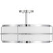 Chauncey 4 Light 22 inch Chrome Semi-Flush Ceiling Light
