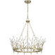 Orianna 6 Light 26 inch Noble Brass Chandelier Ceiling Light