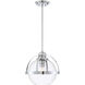 Pendleton 1 Light 14 inch Polished Chrome Pendant Ceiling Light, Essentials