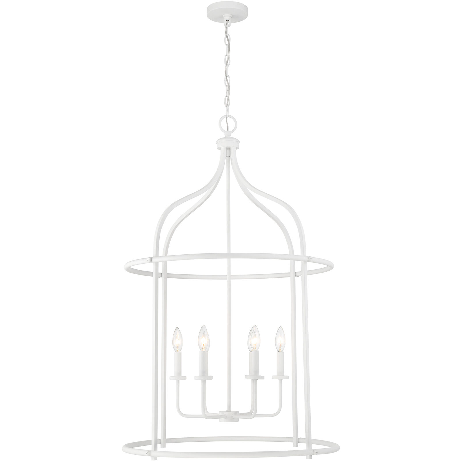 Brookstone 6 Light 26 inch Bisque White Pendant Ceiling Light