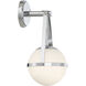 Polson 1 Light 8 inch Polished Chrome Wall Sconce Wall Light, Essentials