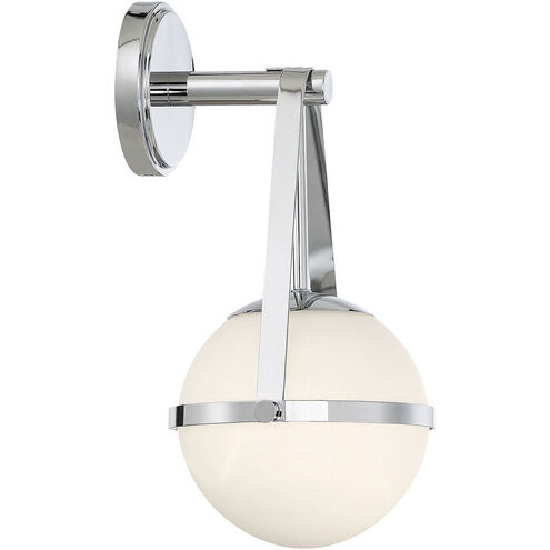 Polson 1 Light 8 inch Polished Chrome Wall Sconce Wall Light, Essentials