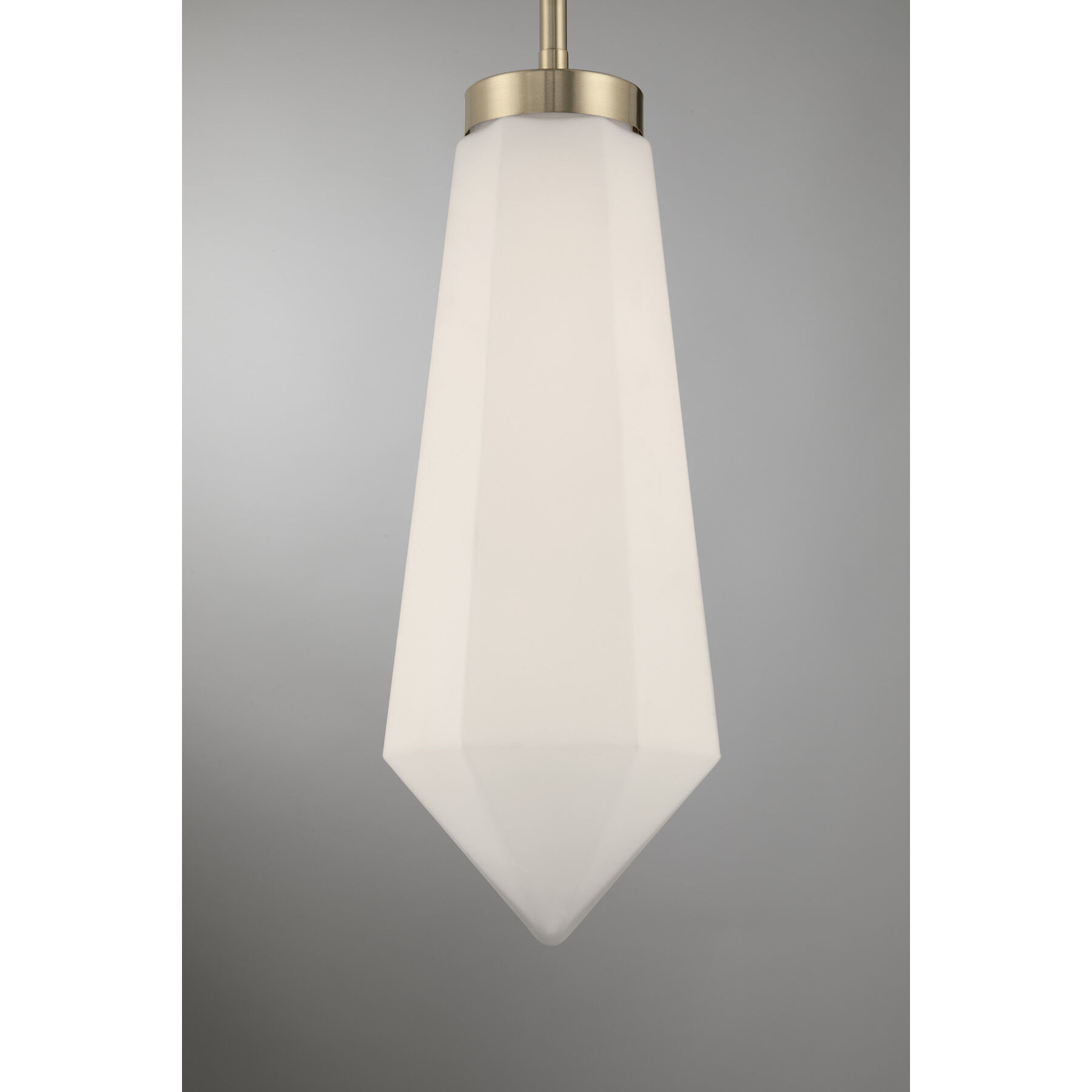 Leland LED 6 inch Noble Brass Mini-Pendant Ceiling Light