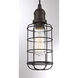 Vintage 1 Light 5 inch English Bronze Mini Pendant Ceiling Light