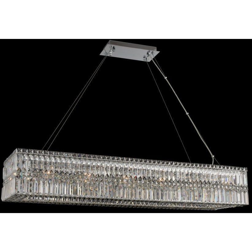 Rettangolo Island Light Ceiling Light in Chrome