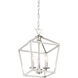 Townsend 3 Light 10 inch Satin Nickel Pendant Ceiling Light, Essentials