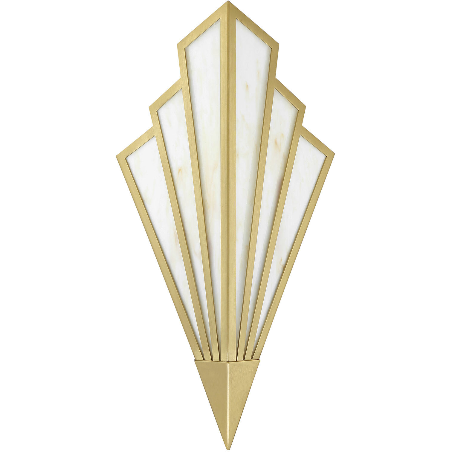 Rivage Wall Sconce Wall Light in Warm Brass