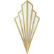 Rivage Wall Sconce Wall Light in Warm Brass