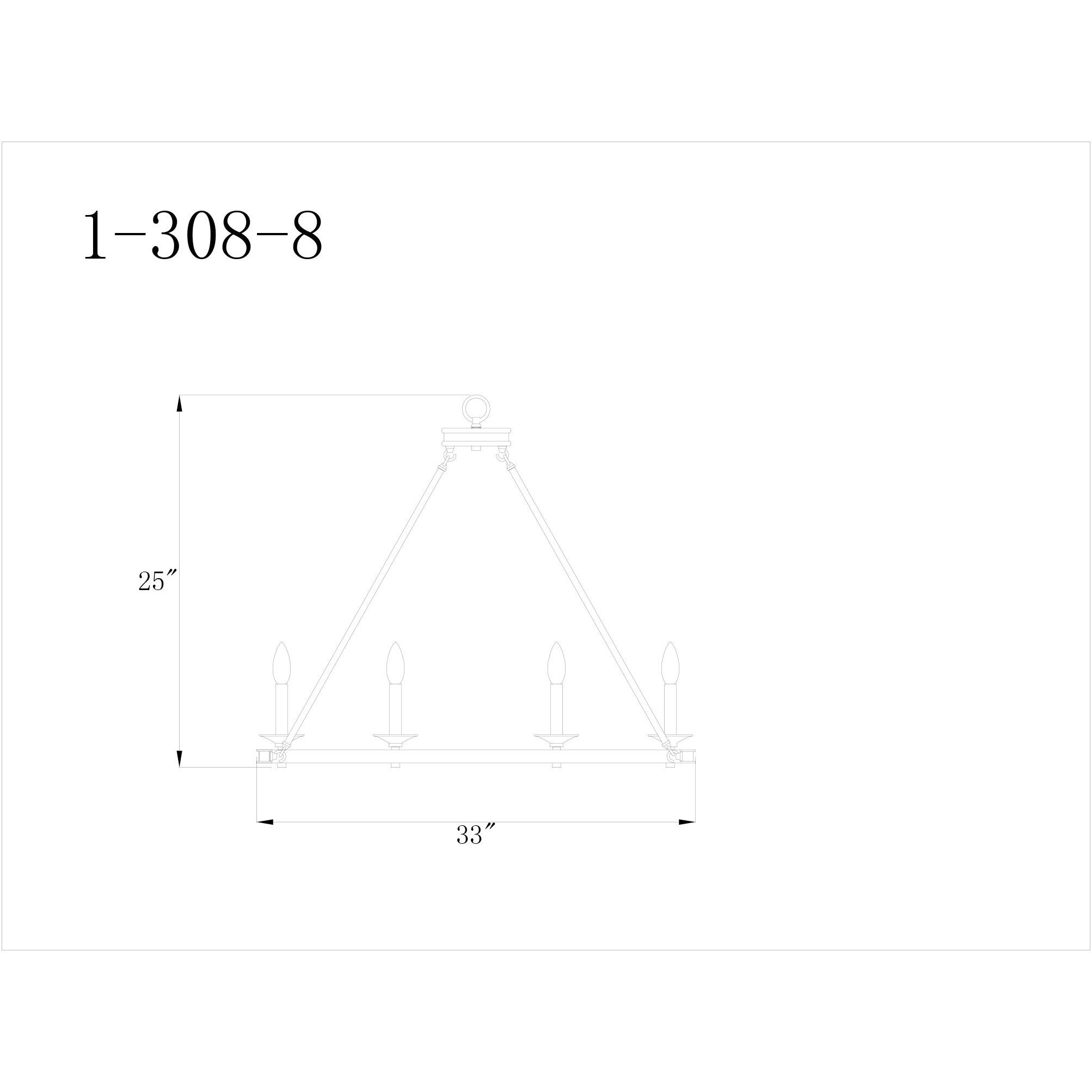 Middleton 8 Light 33 inch Classic Bronze Chandelier Ceiling Light, Essentials