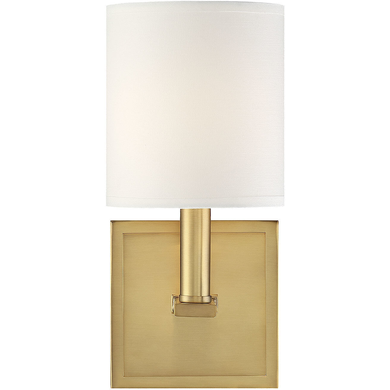 Waverly 1 Light 5 inch Warm Brass Wall Sconce Wall Light, Essentials