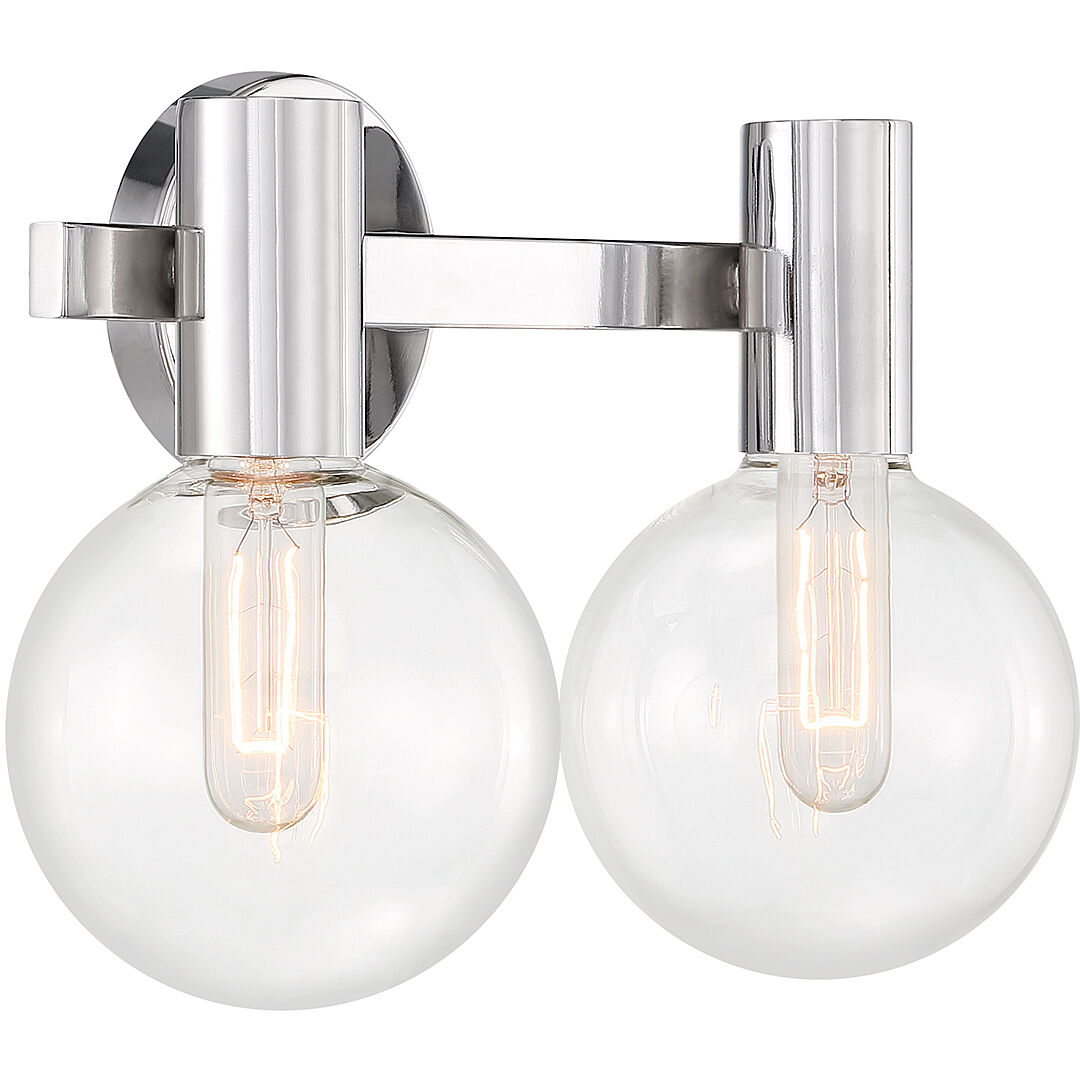 Savoy House 8-3076-2-11 Wright 2 Light 15.5 inch Polished