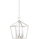 Townsend 3 Light 10 inch Satin Nickel Pendant Ceiling Light, Essentials