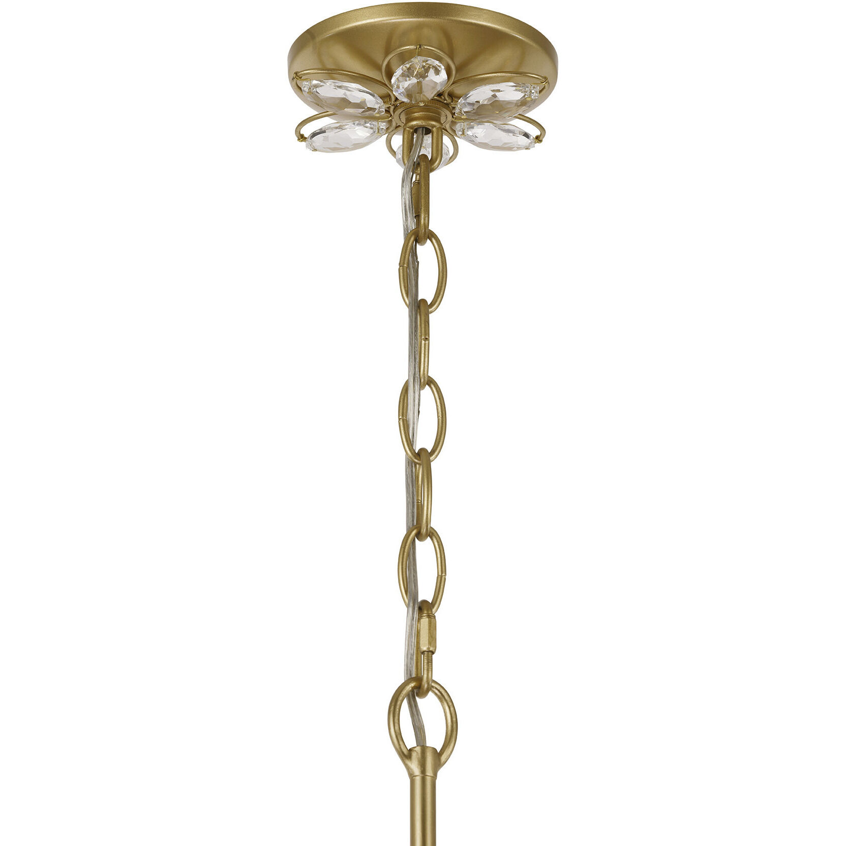 Marbella 6 Light 36 inch Gold Shimmer Chandelier Ceiling Light