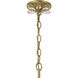 Marbella 6 Light 36 inch Gold Shimmer Chandelier Ceiling Light