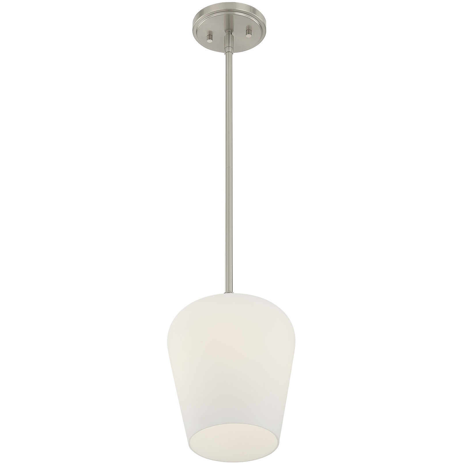 Octave 1 Light 8 inch Satin Nickel Pendant Ceiling Light, Essentials